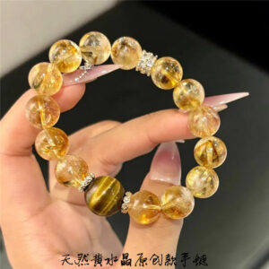 DOAVIS Citrine Tiger Eye Abundance Bracelet