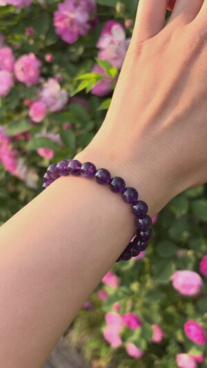 DOAVIS Deep Purple Amethyst Bracelet