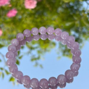 DOAVIS Ice Kunzite Cat Eye Bracelet