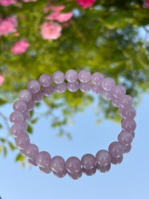 DOAVIS Ice Kunzite Cat Eye Bracelet