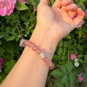 DOAVIS Strawberry Quartz Joy Bracelet