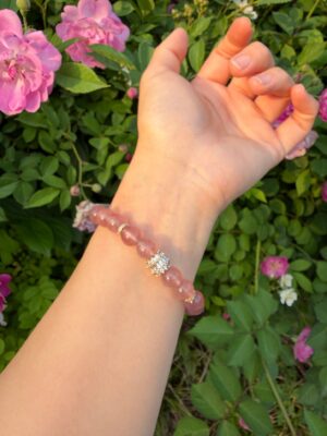 DOAVIS Strawberry Quartz Joy Bracelet