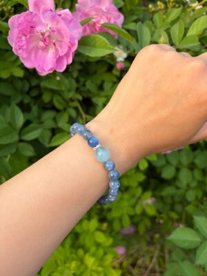 DOAVIS Kyanite Aquamarine Ocean Bracelet